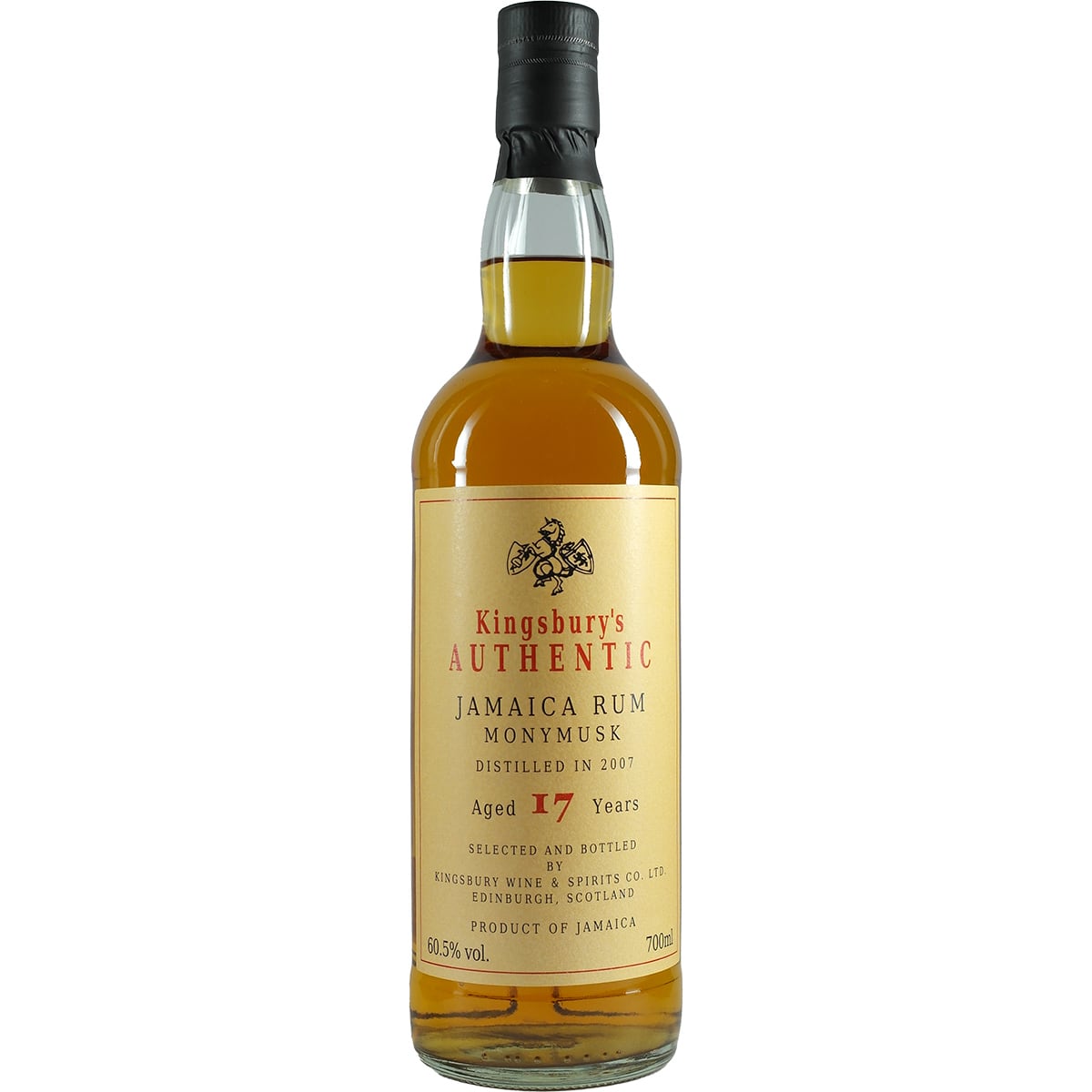 Kingsbury's Authentic Jamaika Rum Monymusk 17 Years