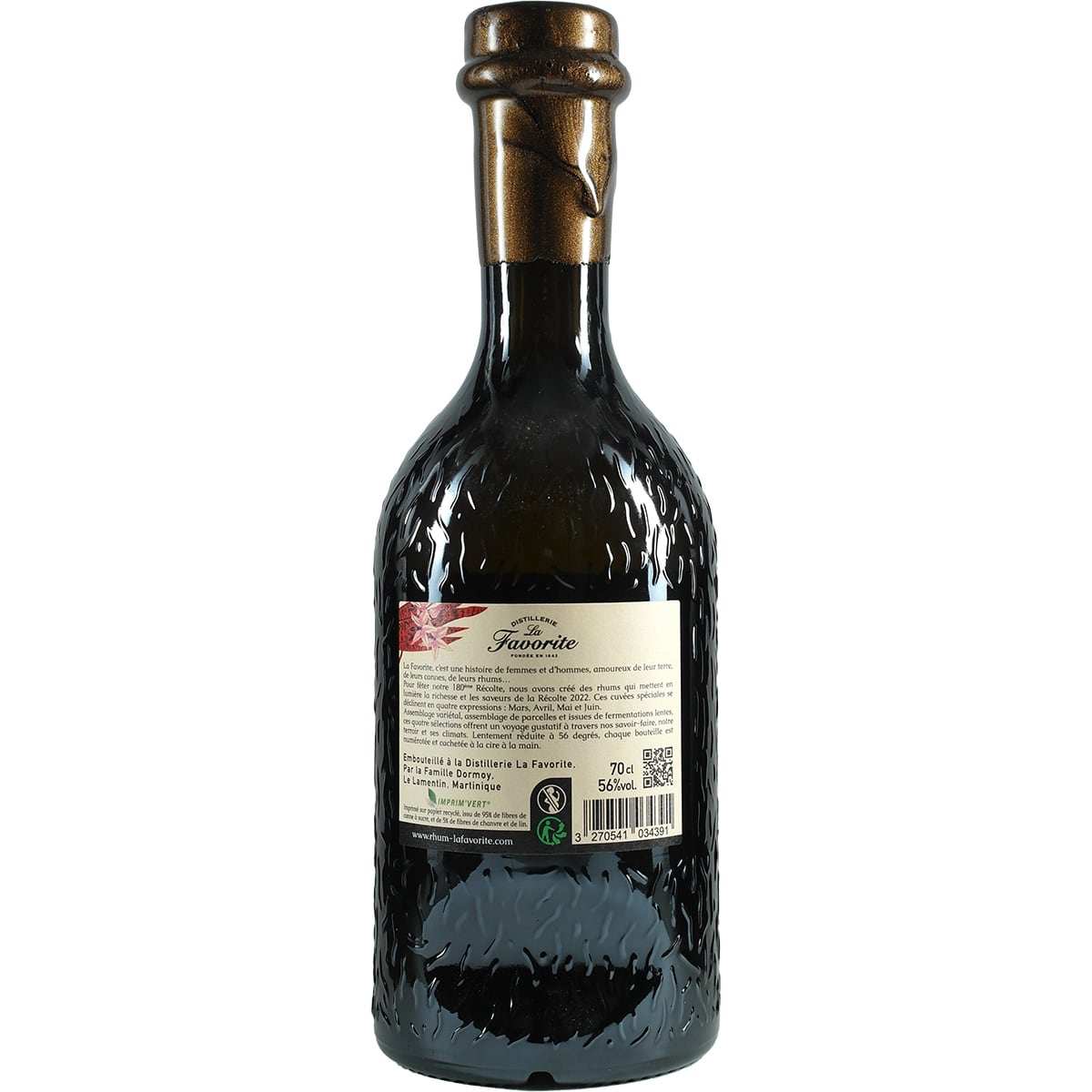 La Favorite Rhum Recolte de Juin