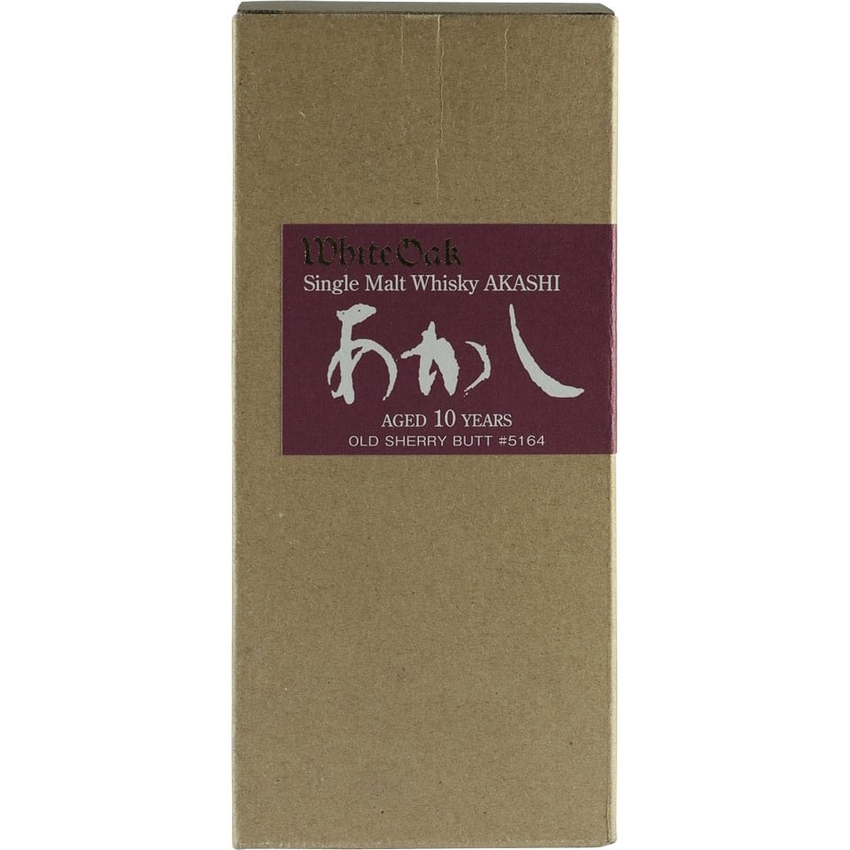 Akashi White Oak 10 Years Old Sherry Butt #5164 Box