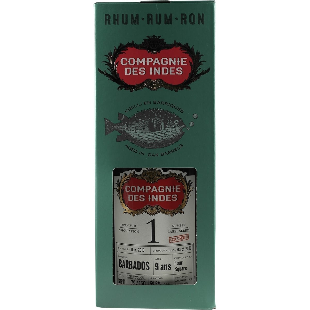 Compagine des Indes Barbados Four Square 9 Years Japan Rum Association 004