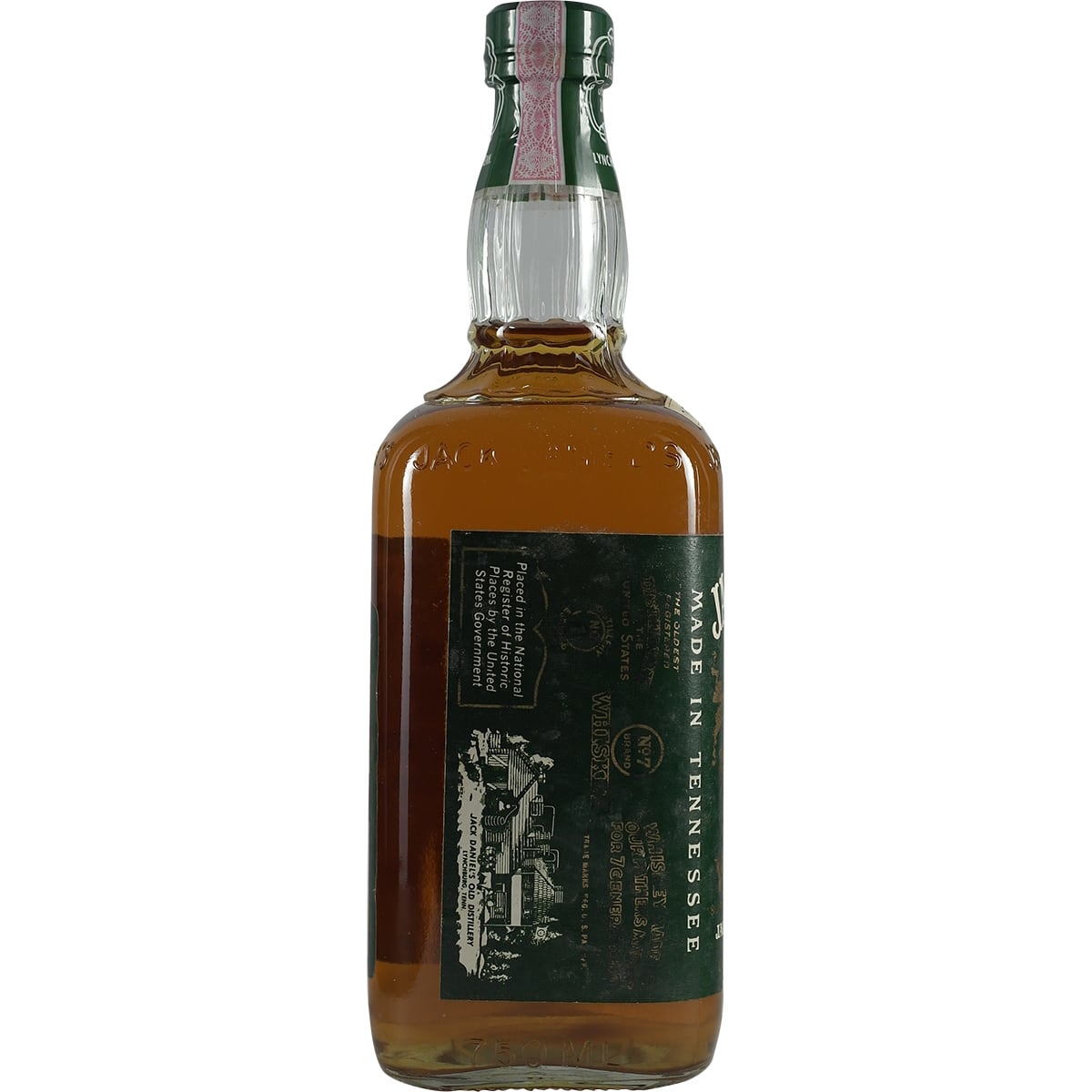 Jack Daniel's No.7 Green Label 750ml 40% Fake Seal Japan Import