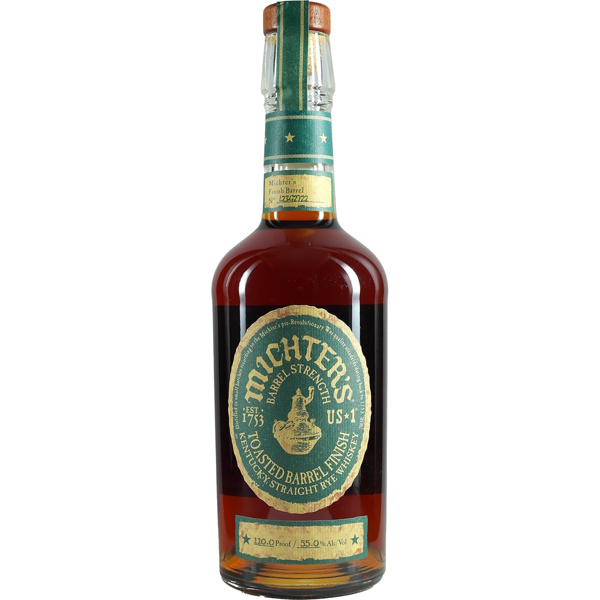 Michter's Toasted Barrel Rye 2023 120 Proof 55% Importé du Japon