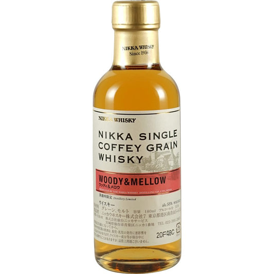 Nikka Single Coffey Grain Whisky Woody & Mellow NAS Distilleries Edition 180ml Front