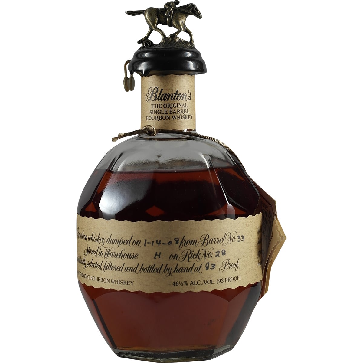 Le Single Barrel Original de Blanton a été largué le 14/01/2008