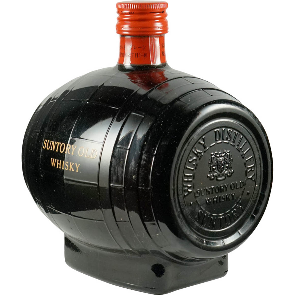 Suntory Old Whisky Barrel Bottle Side 002