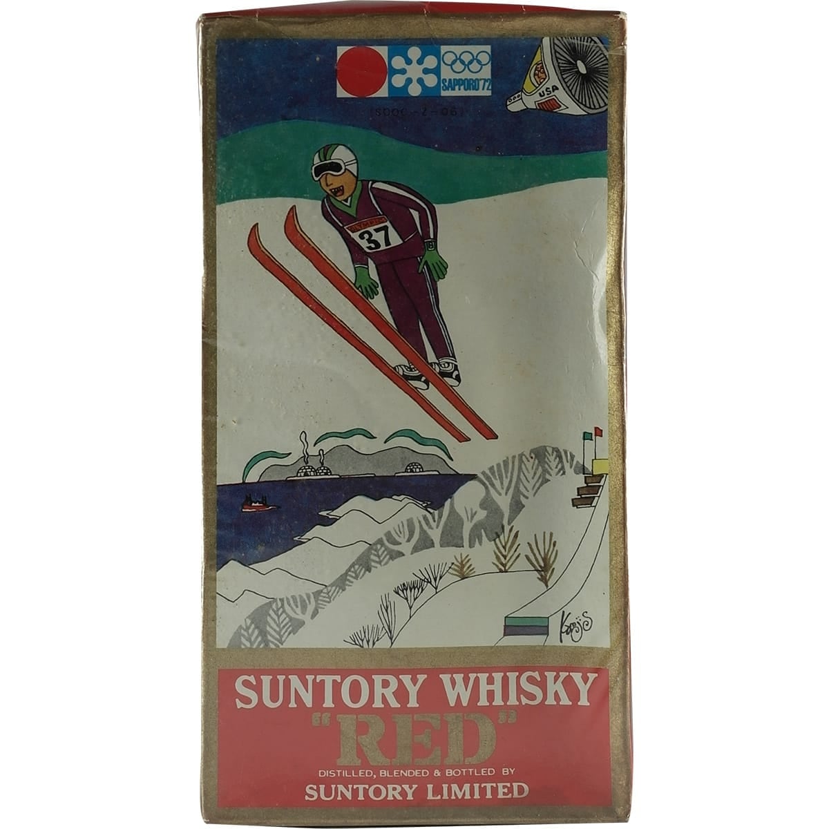 Suntory Red Ski Jump Sapporo 72 180ml 01