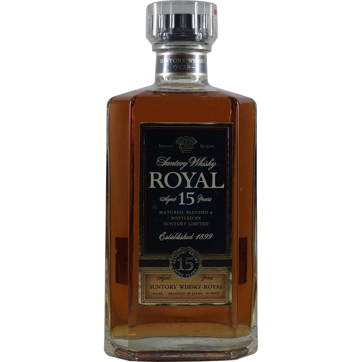 Suntory Royal 15 Years Blue Lable Square Bottle 001