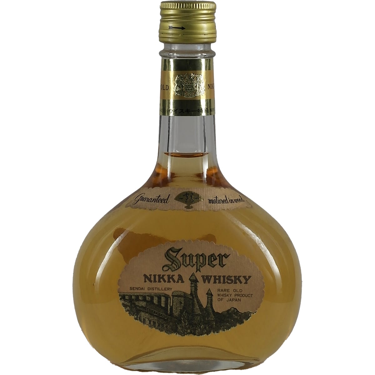 Bouteille de distillerie Super Nikka Miyagikyo 180 ml
