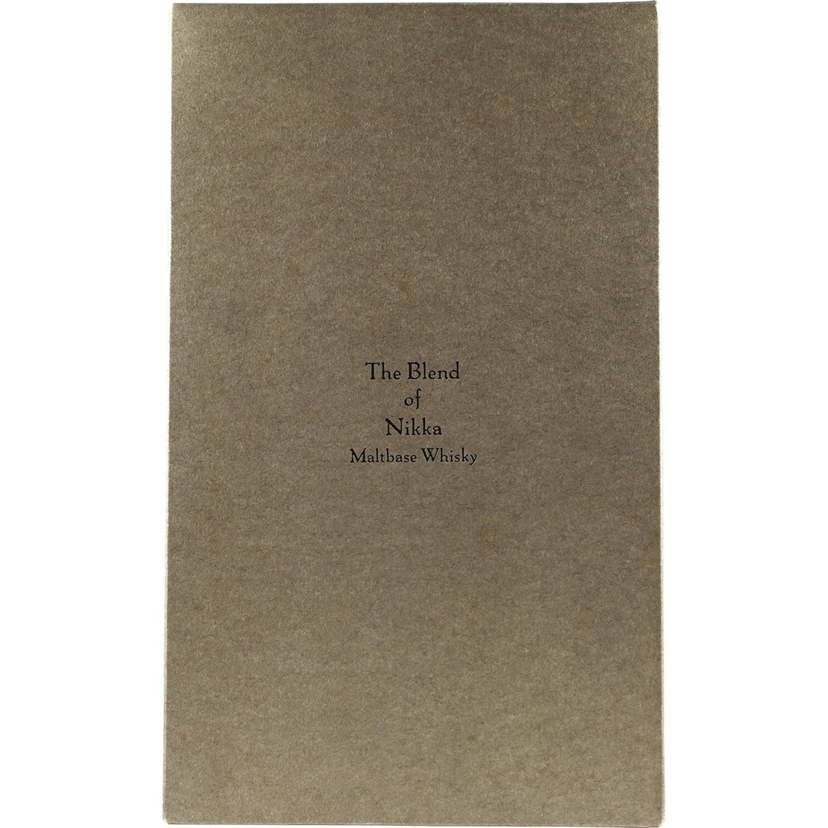 The Blend of Nikka Maltbase Whisky 001