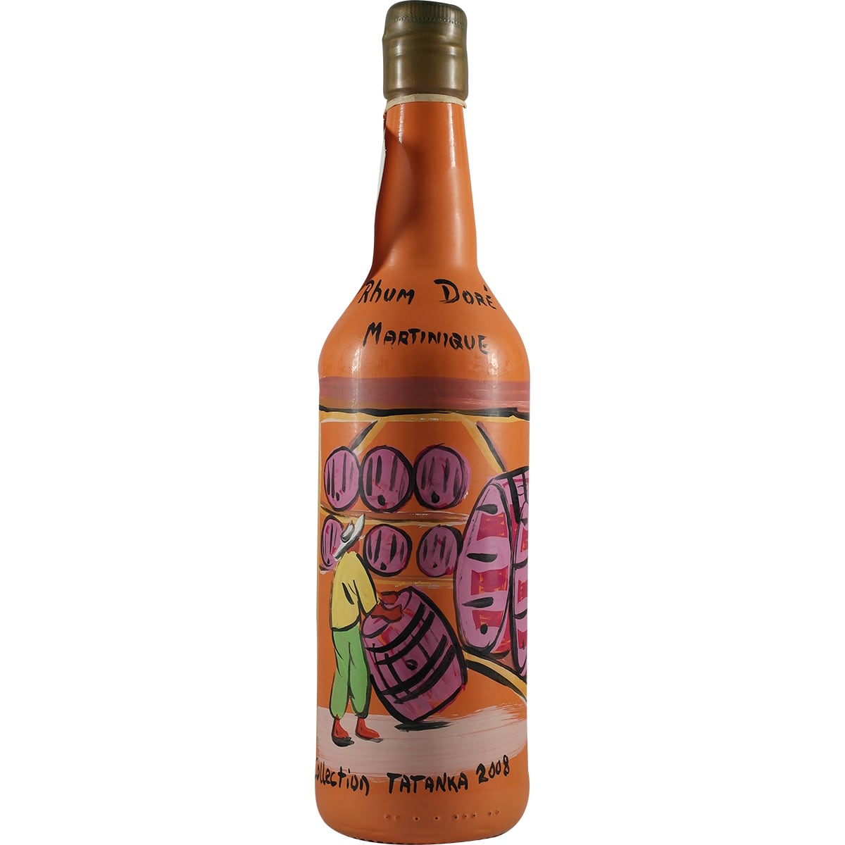 Rhum Doré Martinique Trois Rivières Collection Tatanka 2008 orange #2