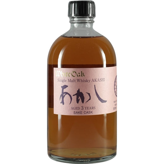 White Oak Akashi 3 Years Sake Cask Bottle 01