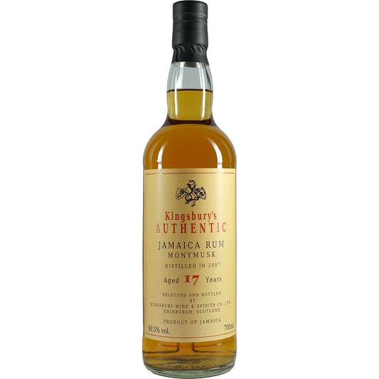 Kingsbury's Authentic Jamaika Rum Monymusk 17 Years