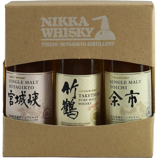 Nikka Destillery Shop Miniature Set 3x 50ml