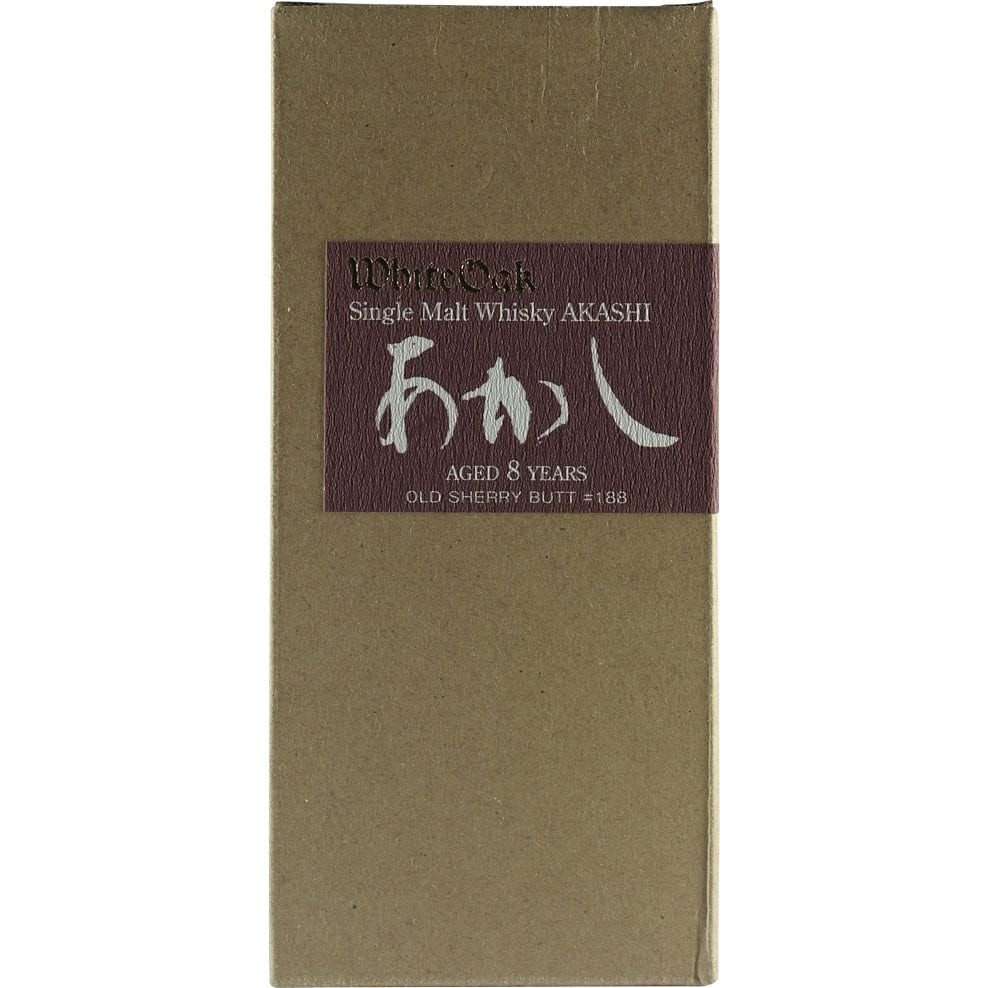 Akashi White Oak 8 Years Old Sherry Butt #188 Box 