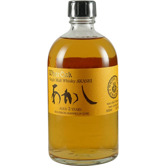 Akashi White Oak Bourbon Barrel #1246 3 Years Single Cask 