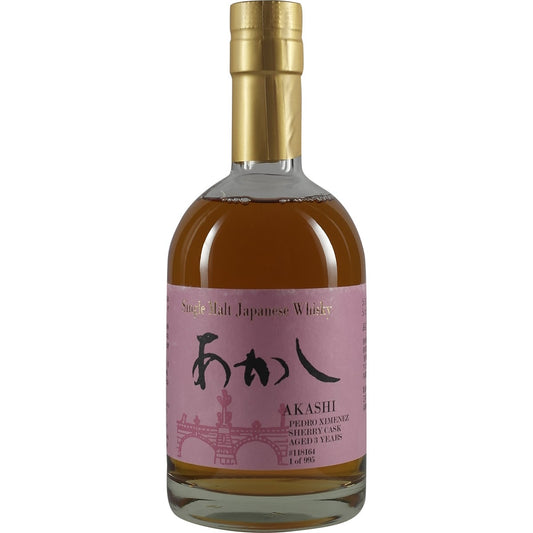 Akashi Single Malt White Oak Pedro Ximenez Sherry PX Cask 3 ans