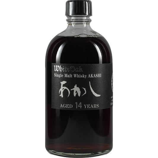 Akashi Single Malt White Oak 14 ans Fût de brandy, Fût de sherry Oloroso et Fût de vin blanc