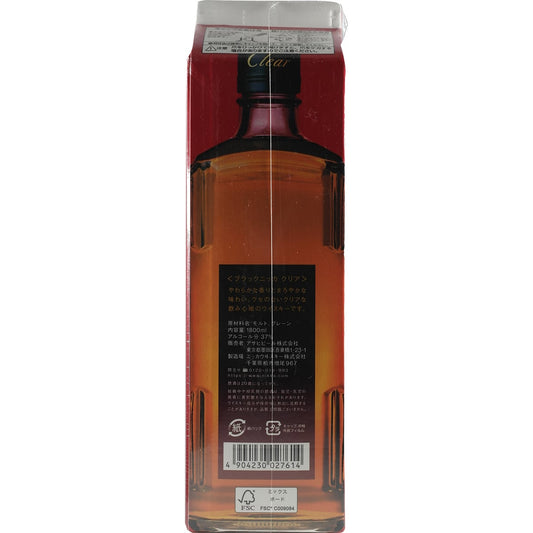 Black Nikka Clear Blend 1800 ml en pack tétra