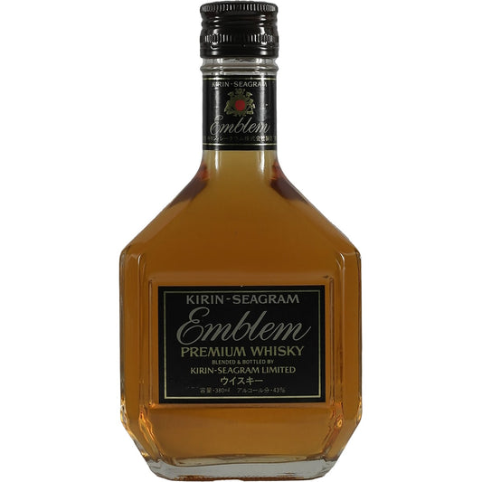 Bouteille carrée de whisky Kirin Gotemba Emblem 380 ml