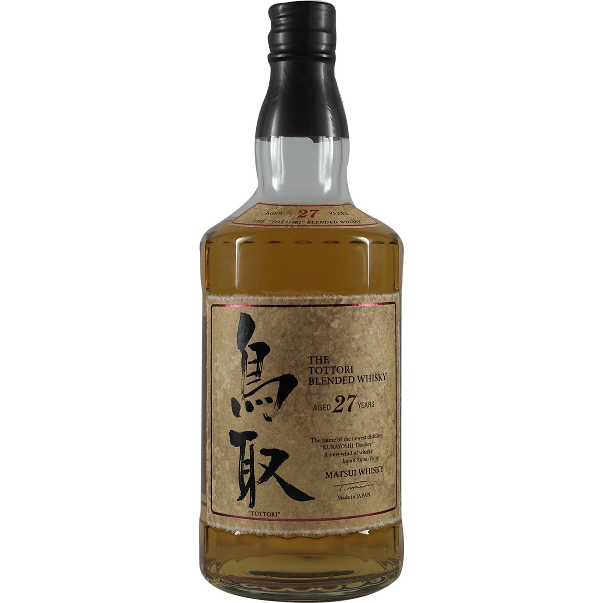 Kurayoshi Blended Whisky 27 Years Bottle Front