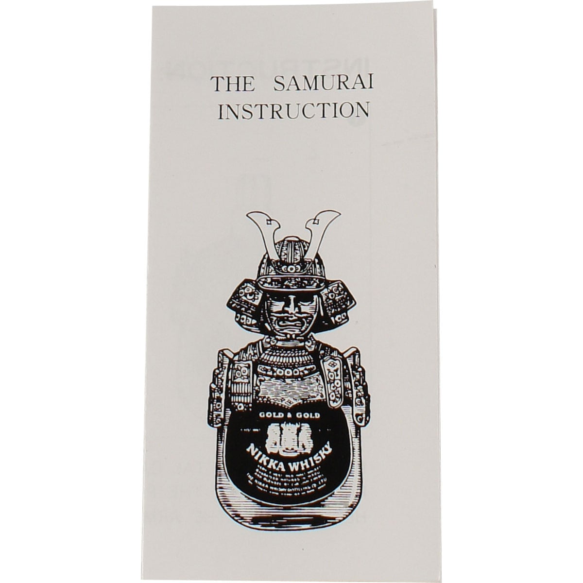 Nikka Gold & Gold Samurai Sheet