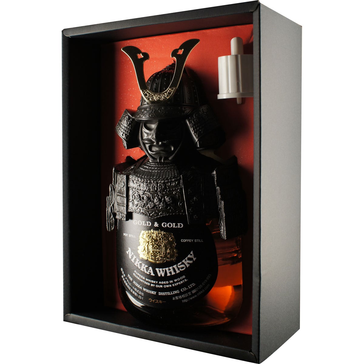 Nikka Gold & Gold Samurai Bottle + Box