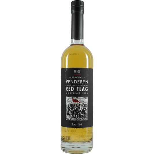Penderyn, icônes du drapeau rouge du Pays de Galles