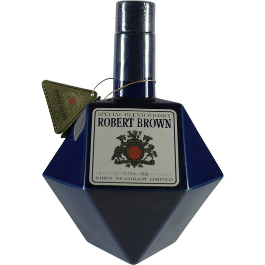Robert Brown Cube Bottle Blue Front