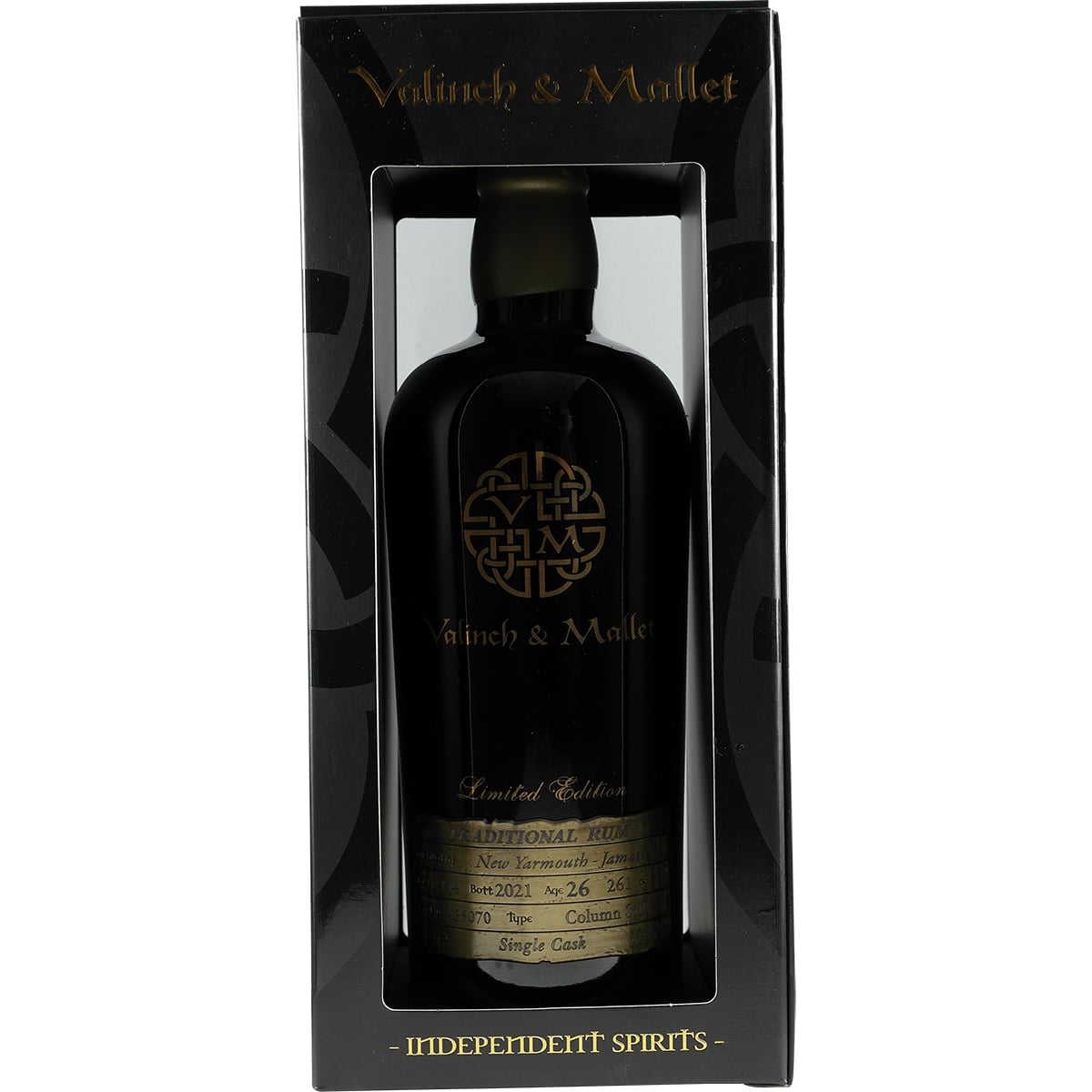 Jamaica Single Cask New Yarmouth 26 ans Valinch &amp; Mallet L'Esprit de l'Art
