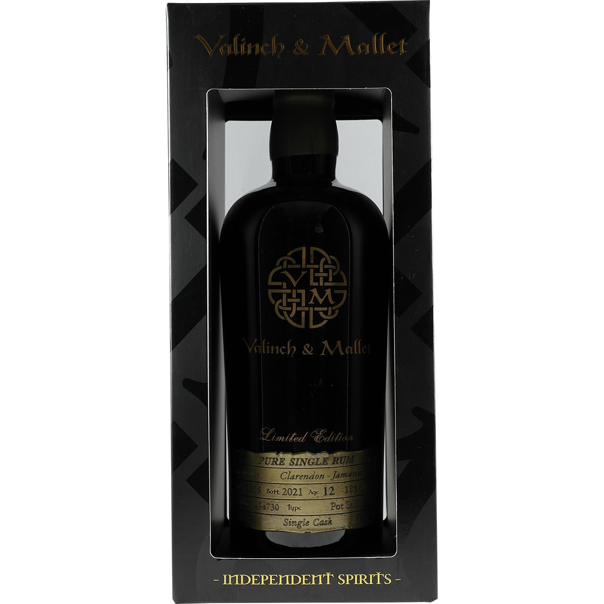 Jamaïque Single Cask Clarendon 12 ans Valinch &amp; Mallet L'Esprit de l'Art