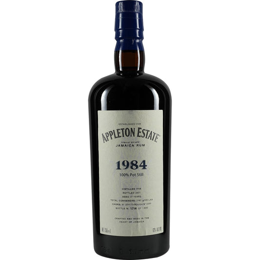 Appelton Hearts Collection 1984 Rhum Velier 37 ans d'âge