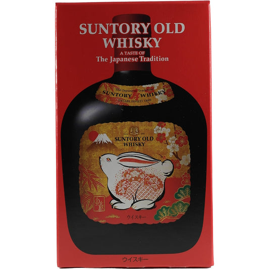 Bouteille de whisky Suntory Old, signe du zodiaque, lapin, 2023