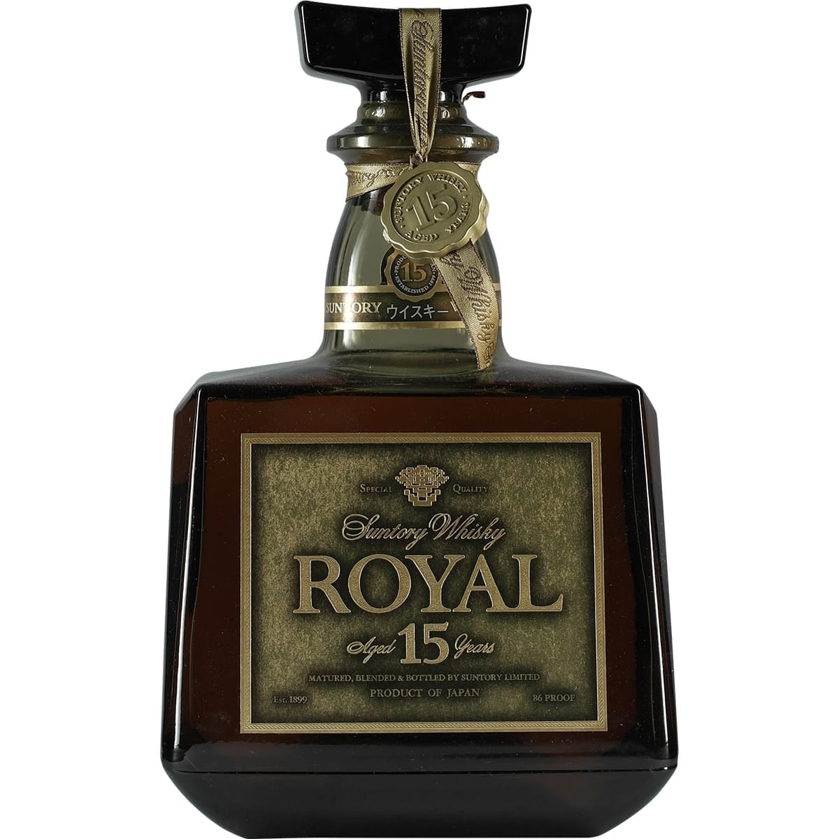 Suntory Royal 15 Jahre Black Cap 01