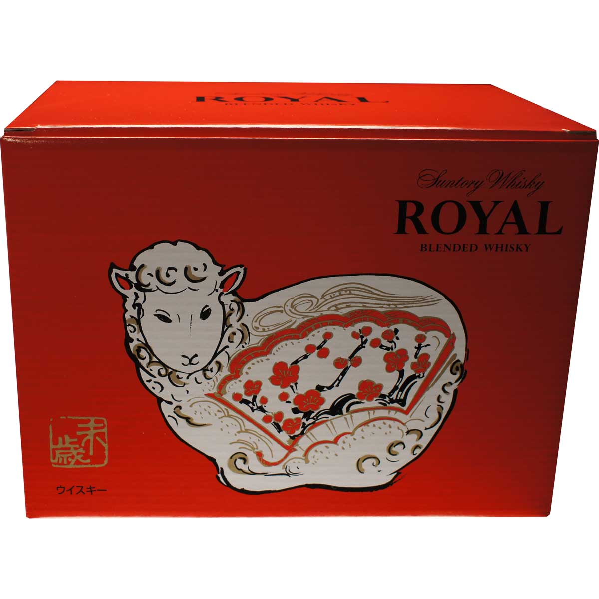 Suntory Royal Whisky Zodiac Sternzeichen Flasche Schaf Sheep (Whisky) Box