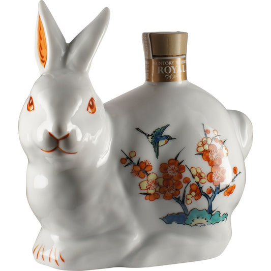 Suntory Royal Zodiac Bottle Rabbit Hase Front