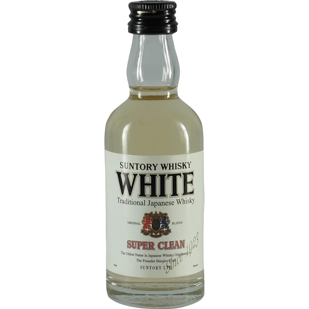 Suntory Whithe Super Clear Minature 50ml front
