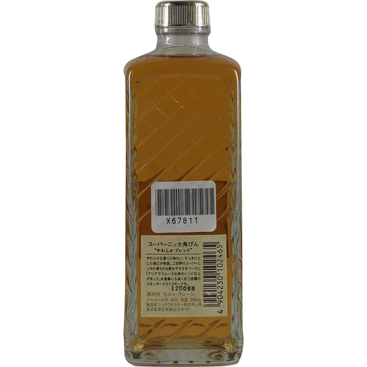 Bouteille carrée de whisky mélangé Super Nikka 180 ml