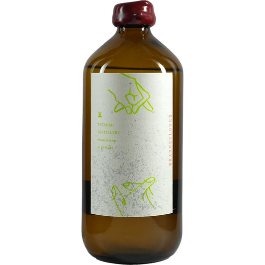 Gin Orangflower de la distillerie Tatsumi, nourriture d'INNAKI