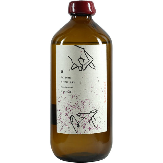 Gin à la lavande de la distillerie Tatsumi, nourriture d'INNAKI