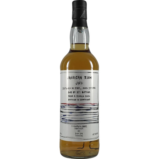 Rhum jamaïcain JMH 19 ans Thompson Bros. Bar Tre
