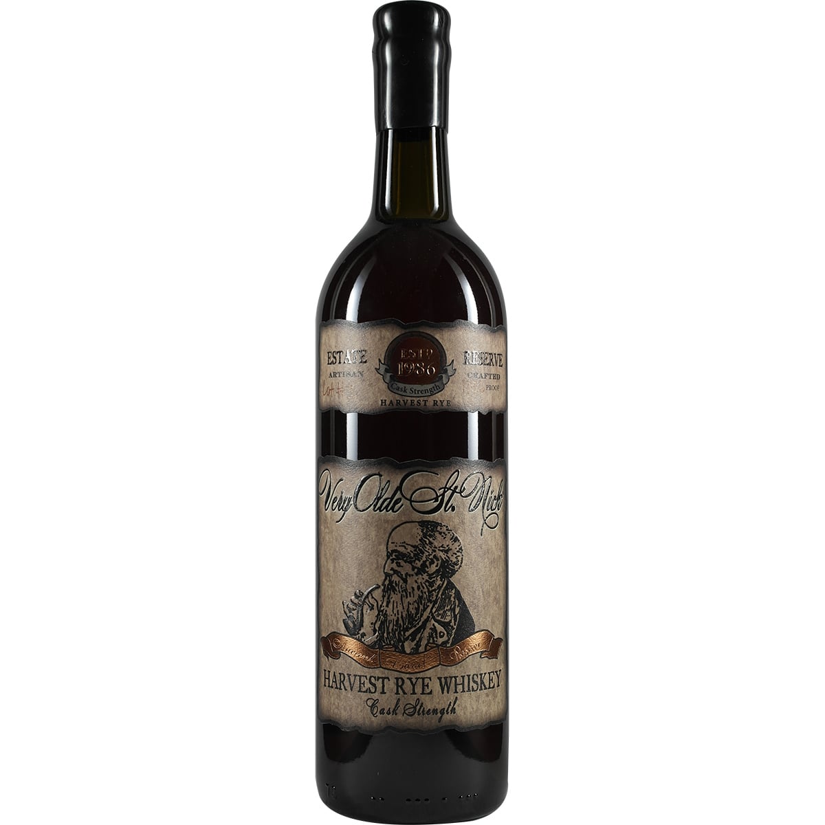 Very Olde St. Nick Estate Reserve Harvest Rye Whiskey Lot.#01