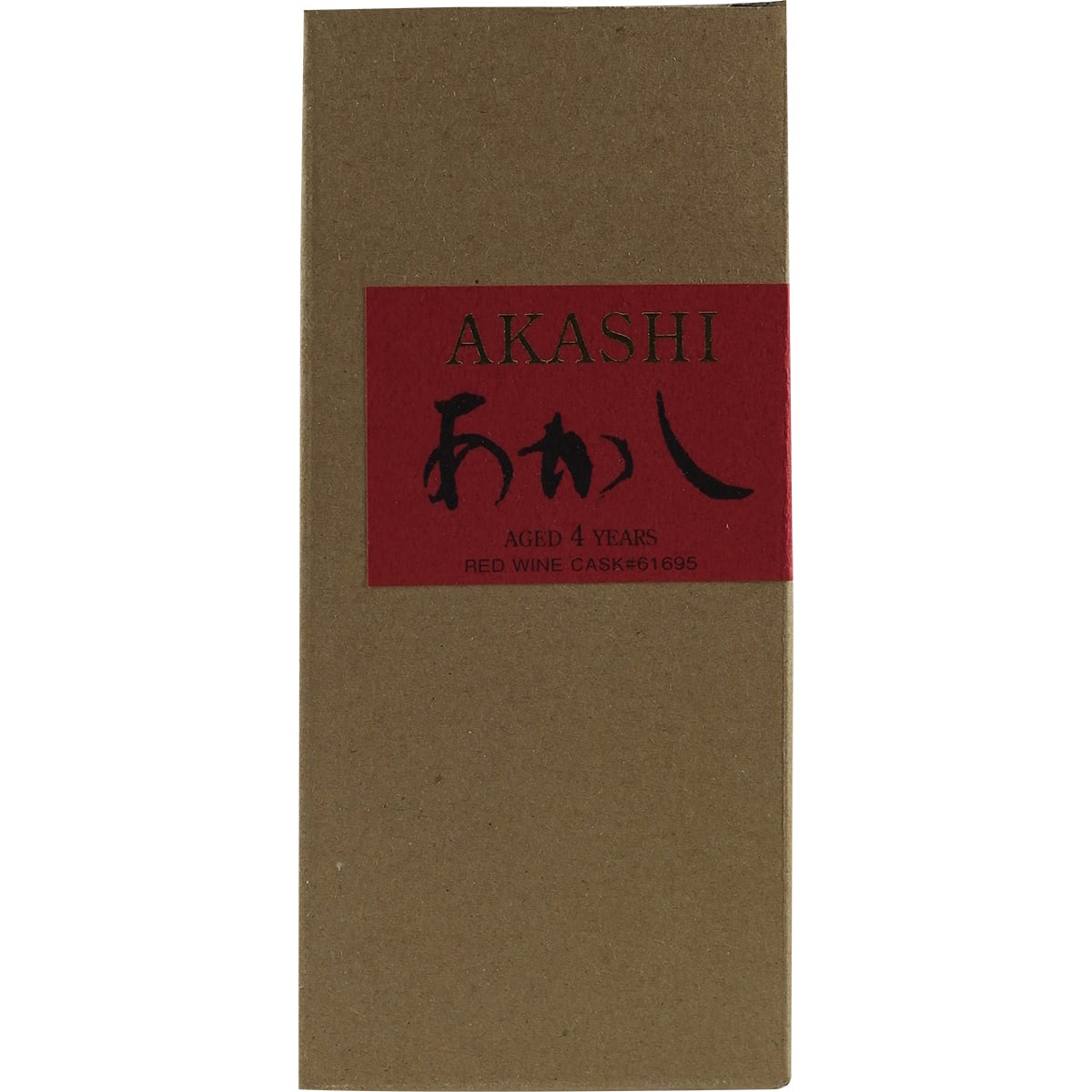 Akashi Single Malt White Oak 4 ans Fût de vin rouge n° 61695