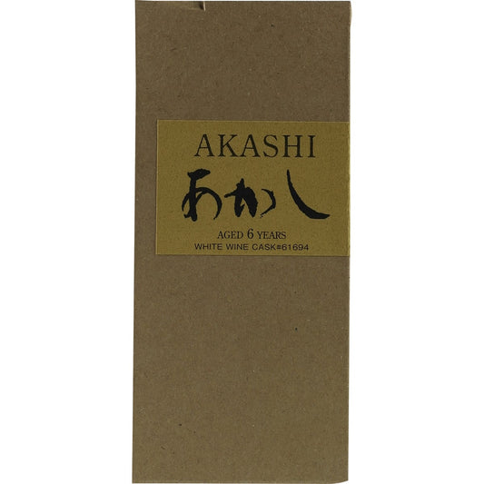 Akashi Single Malt White Oak 6 ans Fût de vin blanc n° 61694