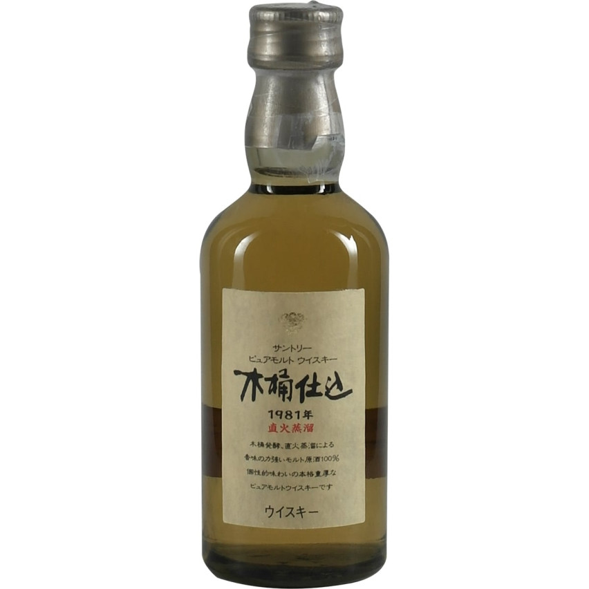 Suntory Kioke Shiomi Pure Malt 1981 Whisky Miniature 50ml