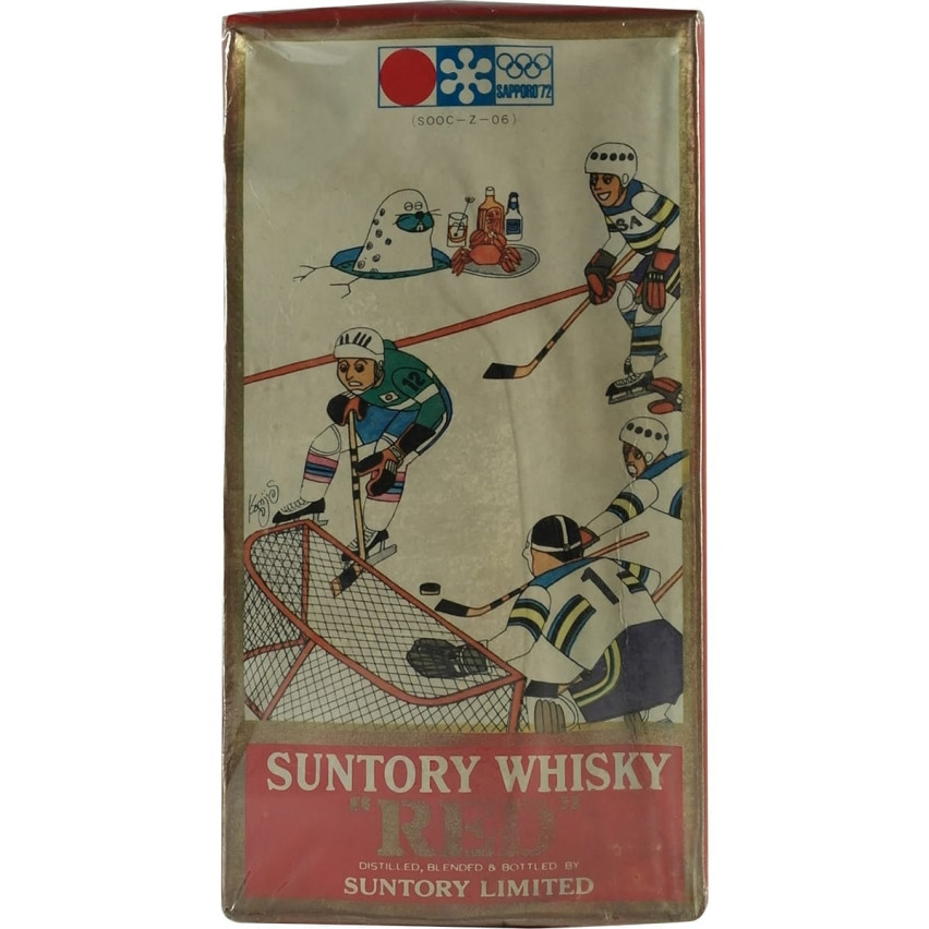 Suntory Red Olympic Wintergames 1972 Sapporo Ice Hockey 180ml